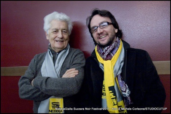 Loriano Macchiavelli e Paolo Roversi all'edizione 2011 del NebbiaGIalla